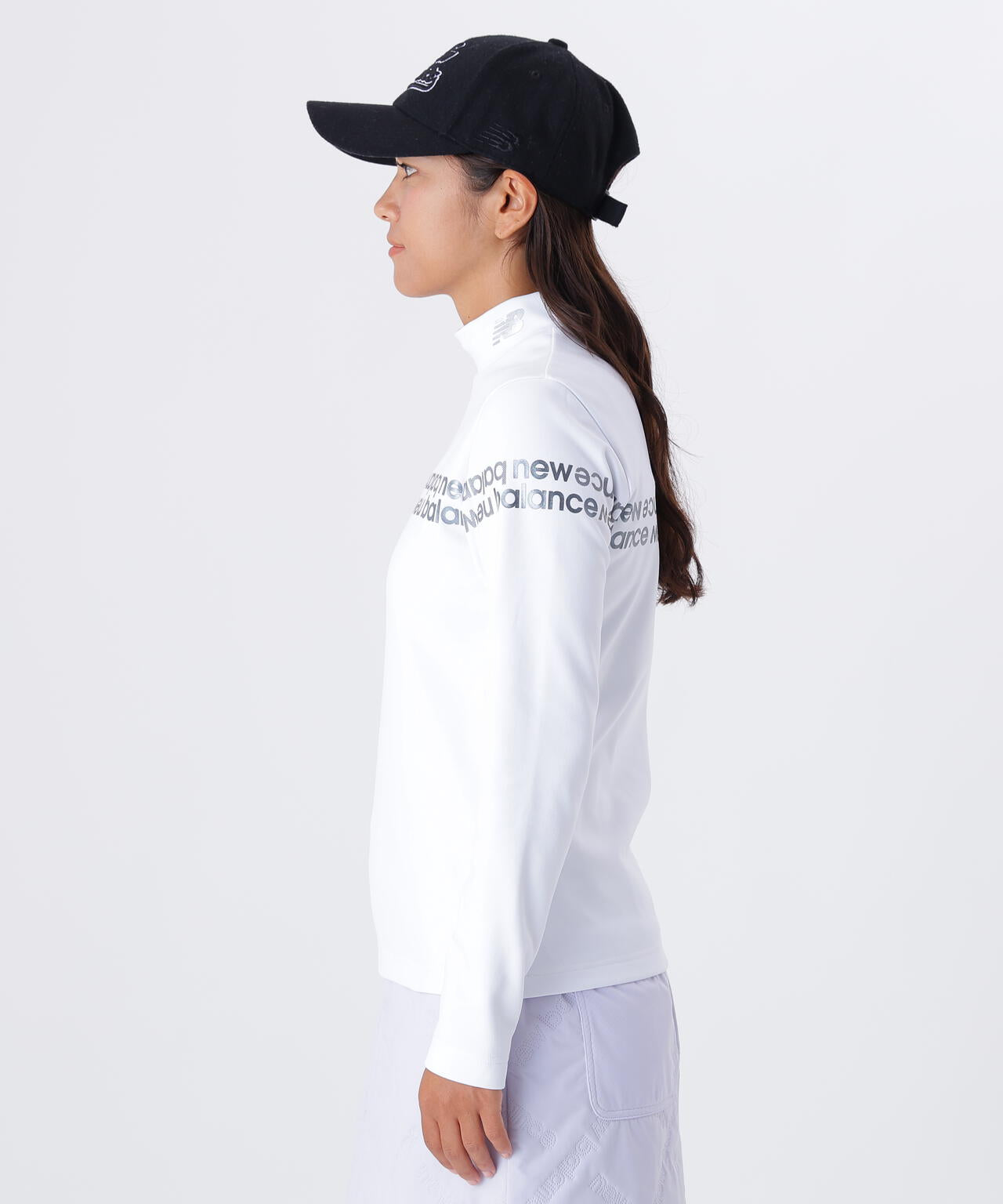 光吸収発熱 長袖 モックネック プルオーバー (WOMENS)