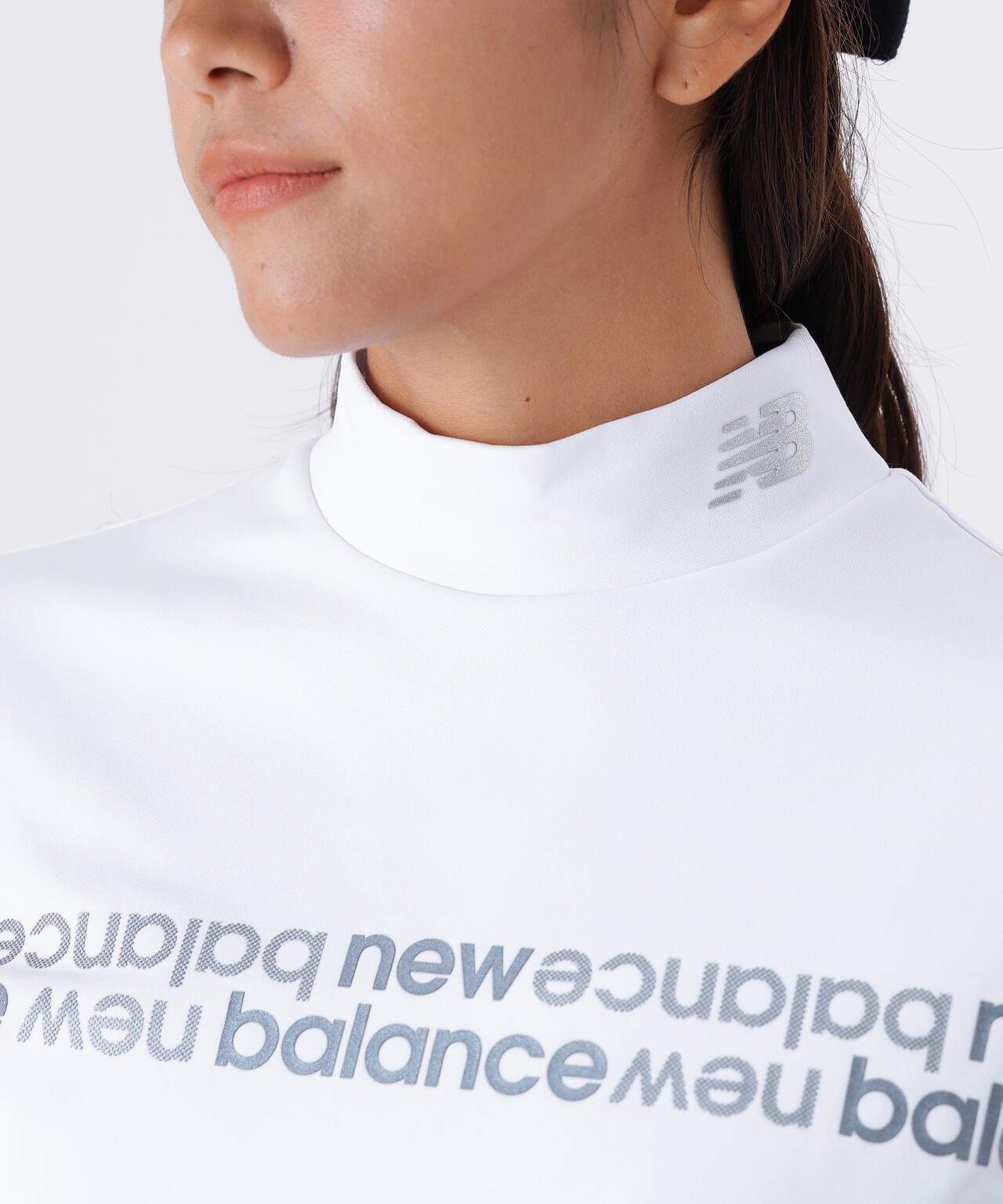 光吸収発熱 長袖 モックネック プルオーバー (WOMENS)