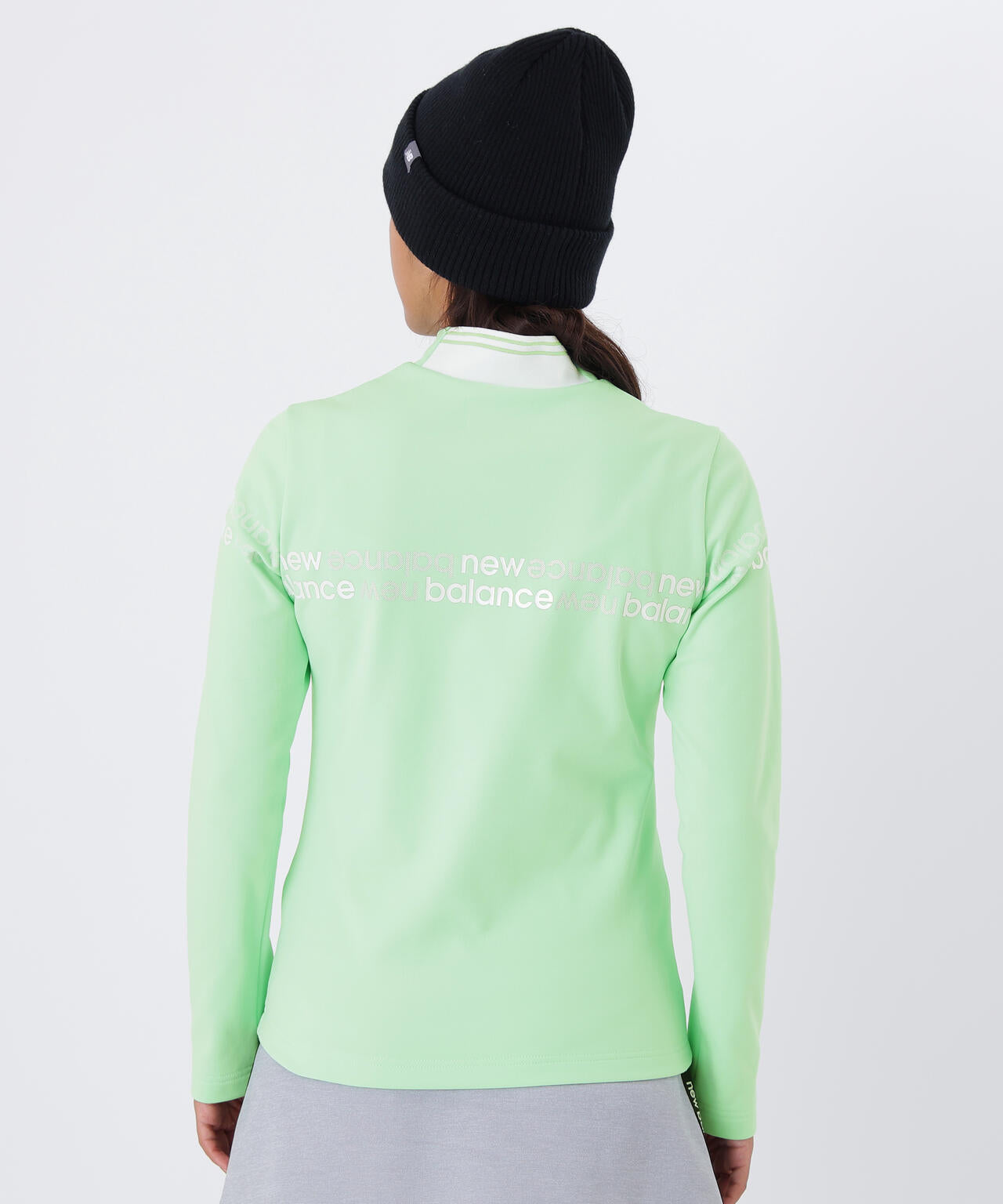 光吸収発熱 長袖 モックネック プルオーバー (WOMENS)