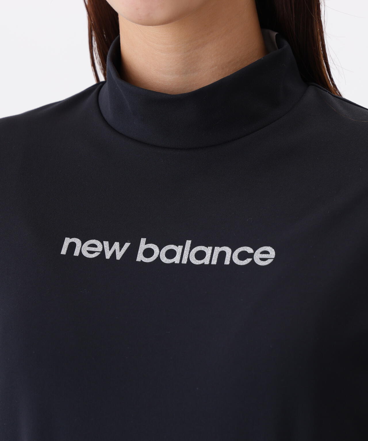 スムース両面ピーチ 長袖 モックネック プルオーバー (WOMENS)