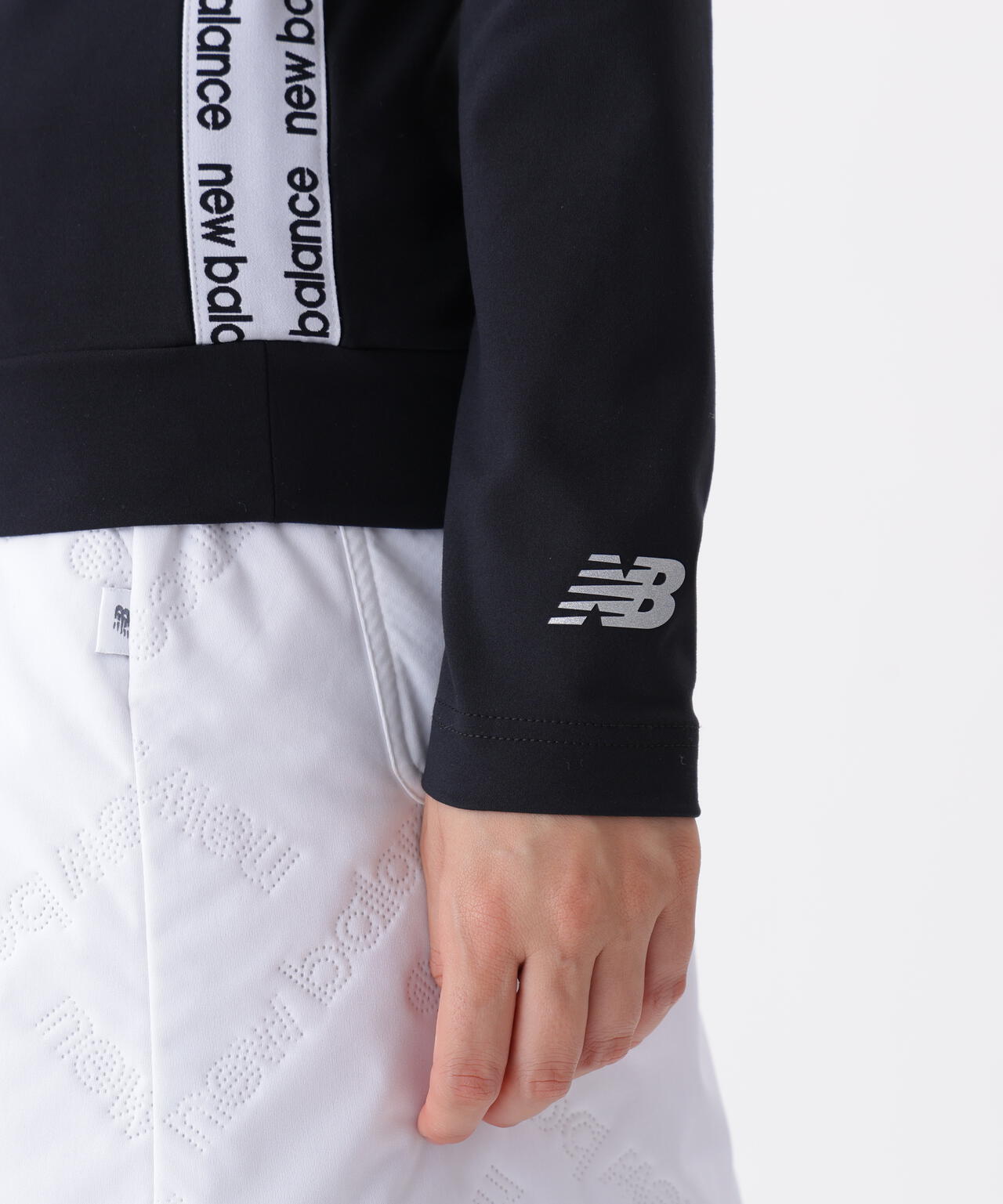 スムース両面ピーチ 長袖 モックネック プルオーバー (WOMENS)