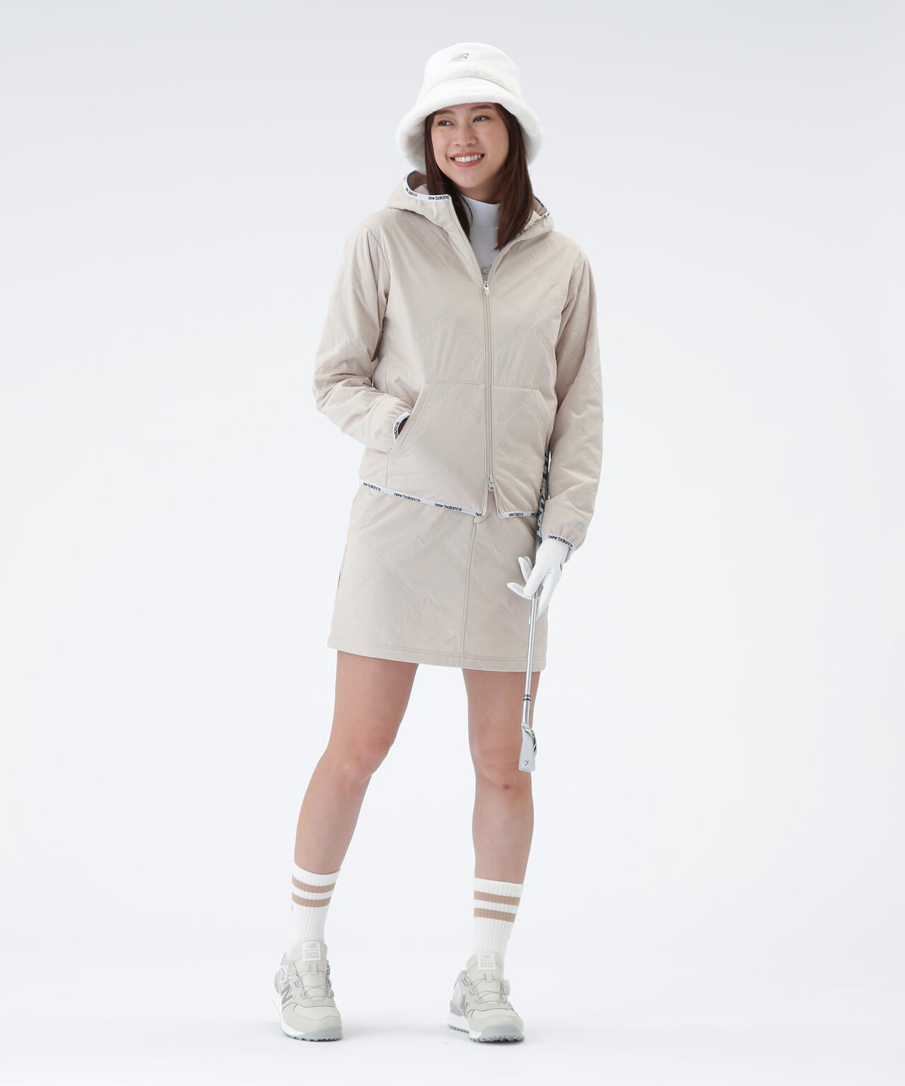 スムース両面ピーチ 長袖 モックネック プルオーバー (WOMENS) | new