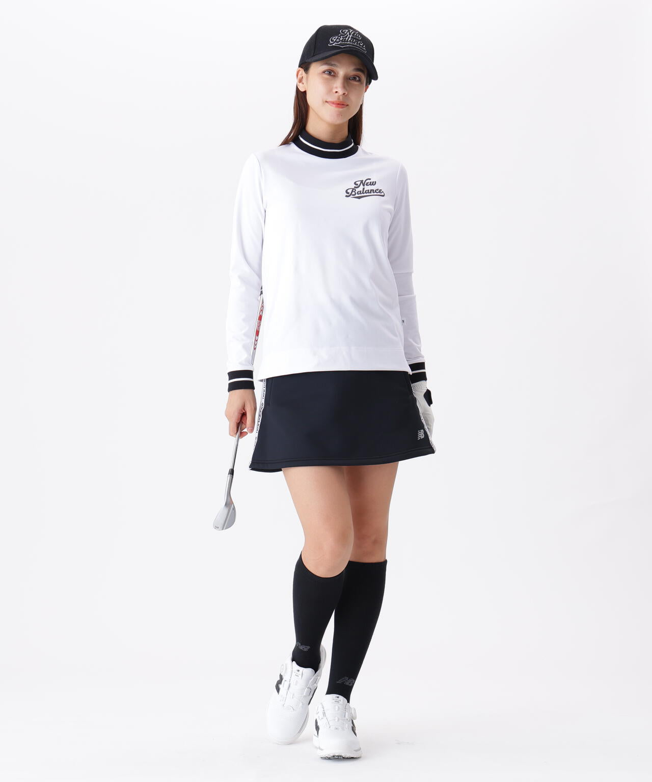 長袖 モックネック プルオーバー (WOMENS)