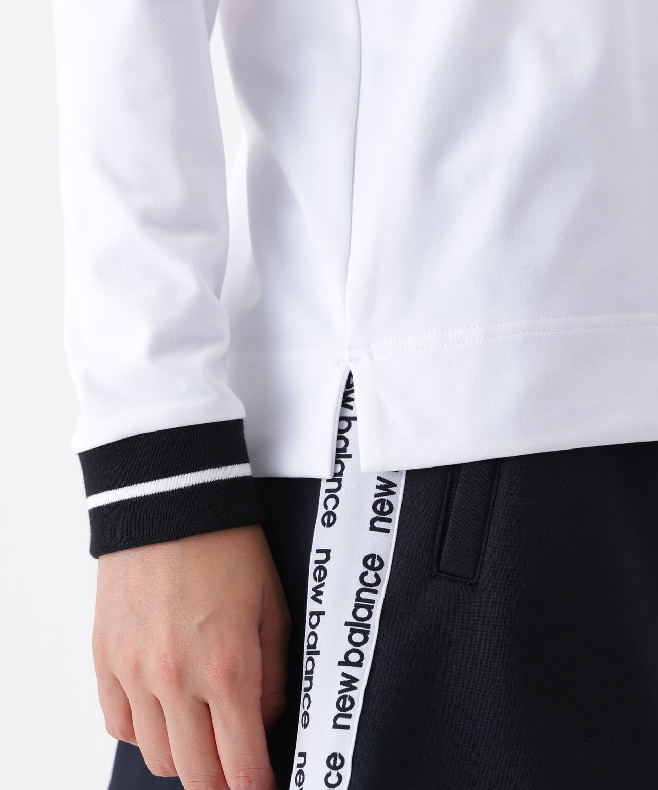 長袖 モックネック プルオーバー (WOMENS)