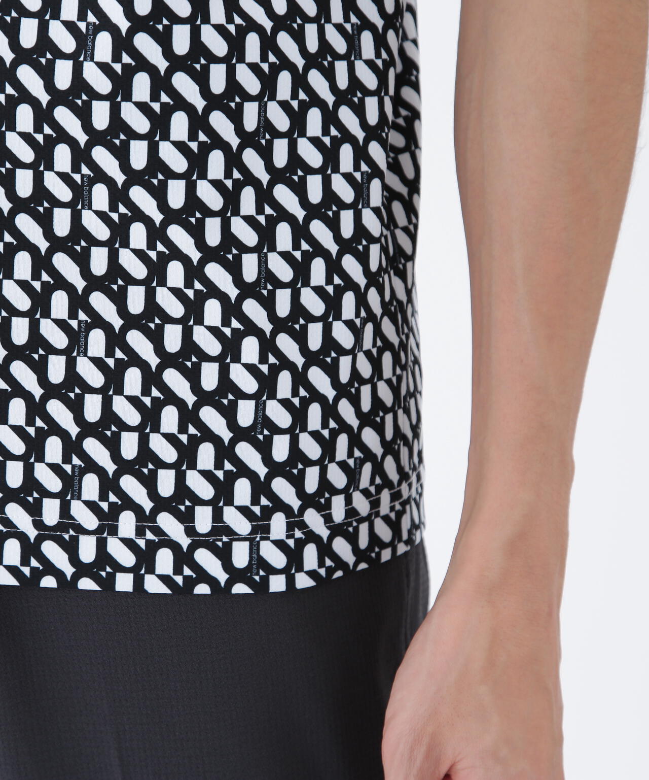 ロゴジオメトリック柄 半袖 カラーシャツ (MENS)