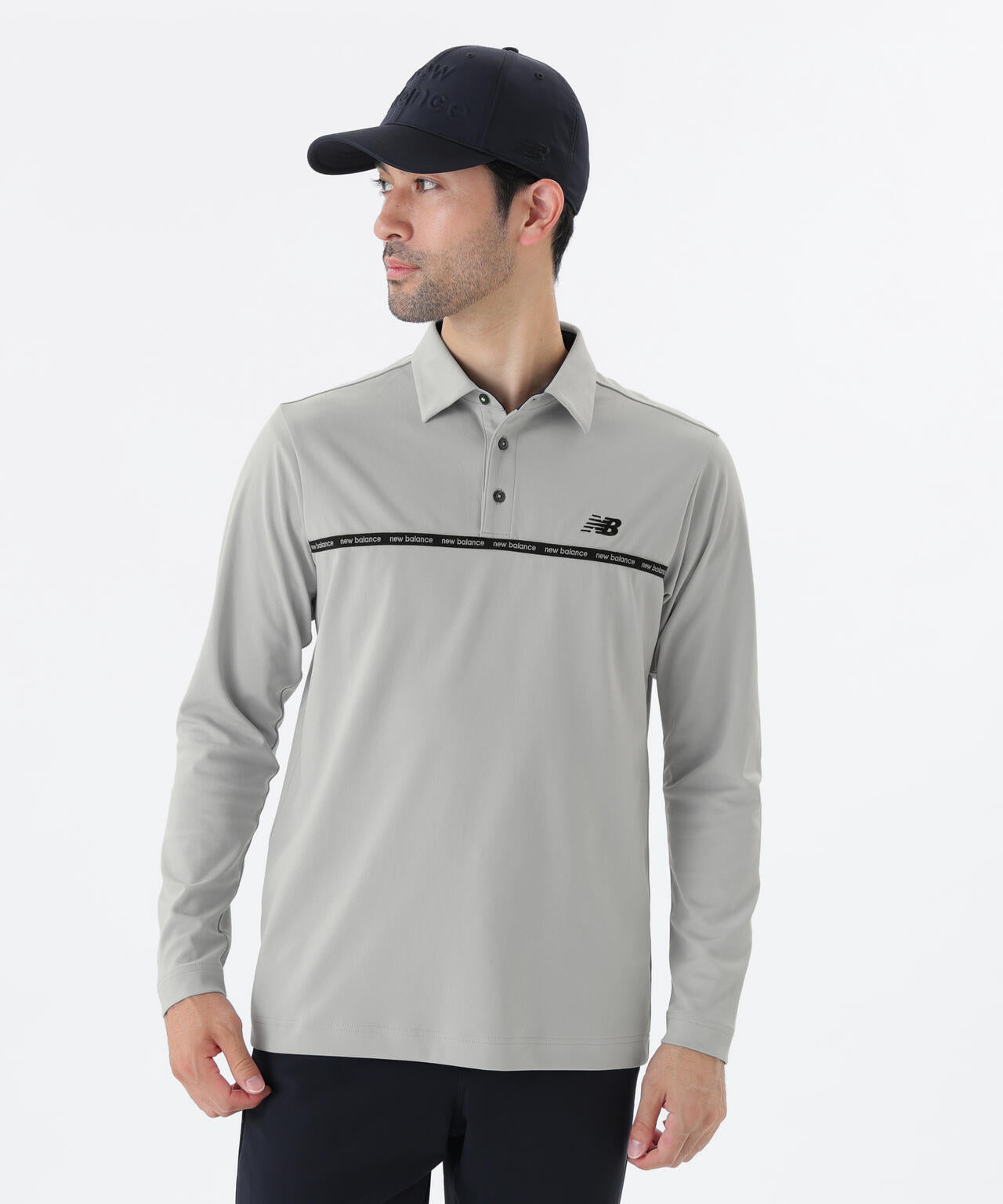 保形性 ストレッチ 長袖 カラーシャツ (MENS)