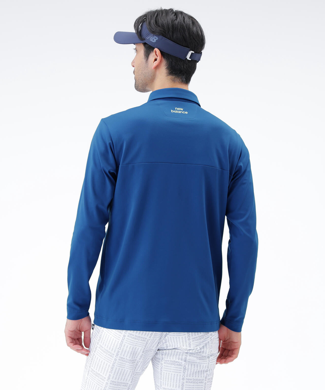 保形性 ストレッチ 長袖 カラーシャツ (MENS) | new balance golf