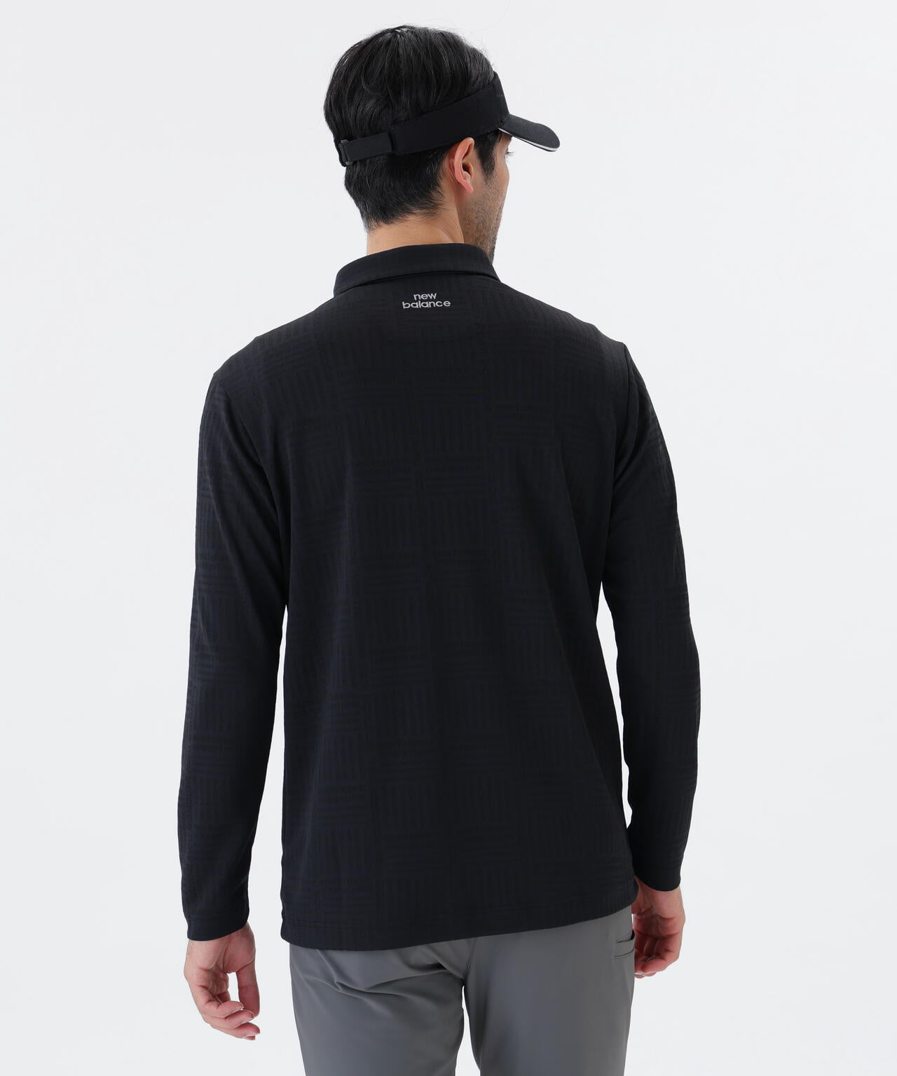 ロゴグレンチェック柄 ストレッチ 長袖 カラーシャツ (MENS)