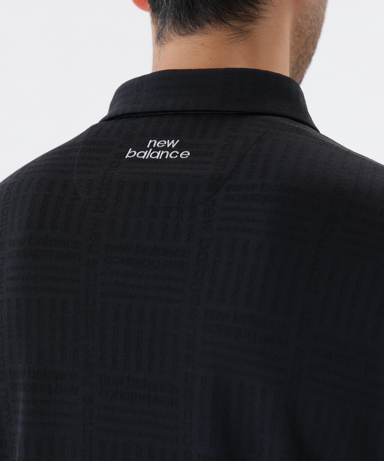 ロゴグレンチェック柄 ストレッチ 長袖 カラーシャツ (MENS)