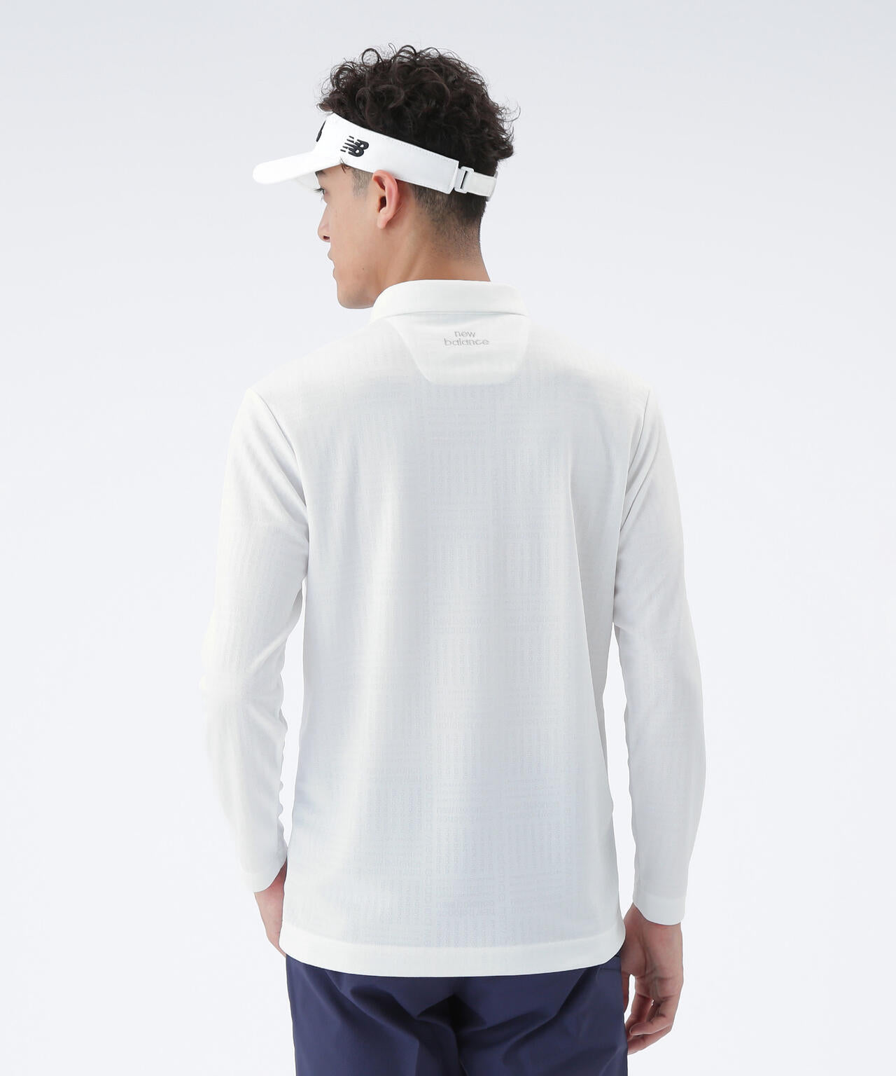 ロゴグレンチェック柄 ストレッチ 長袖 カラーシャツ (MENS)