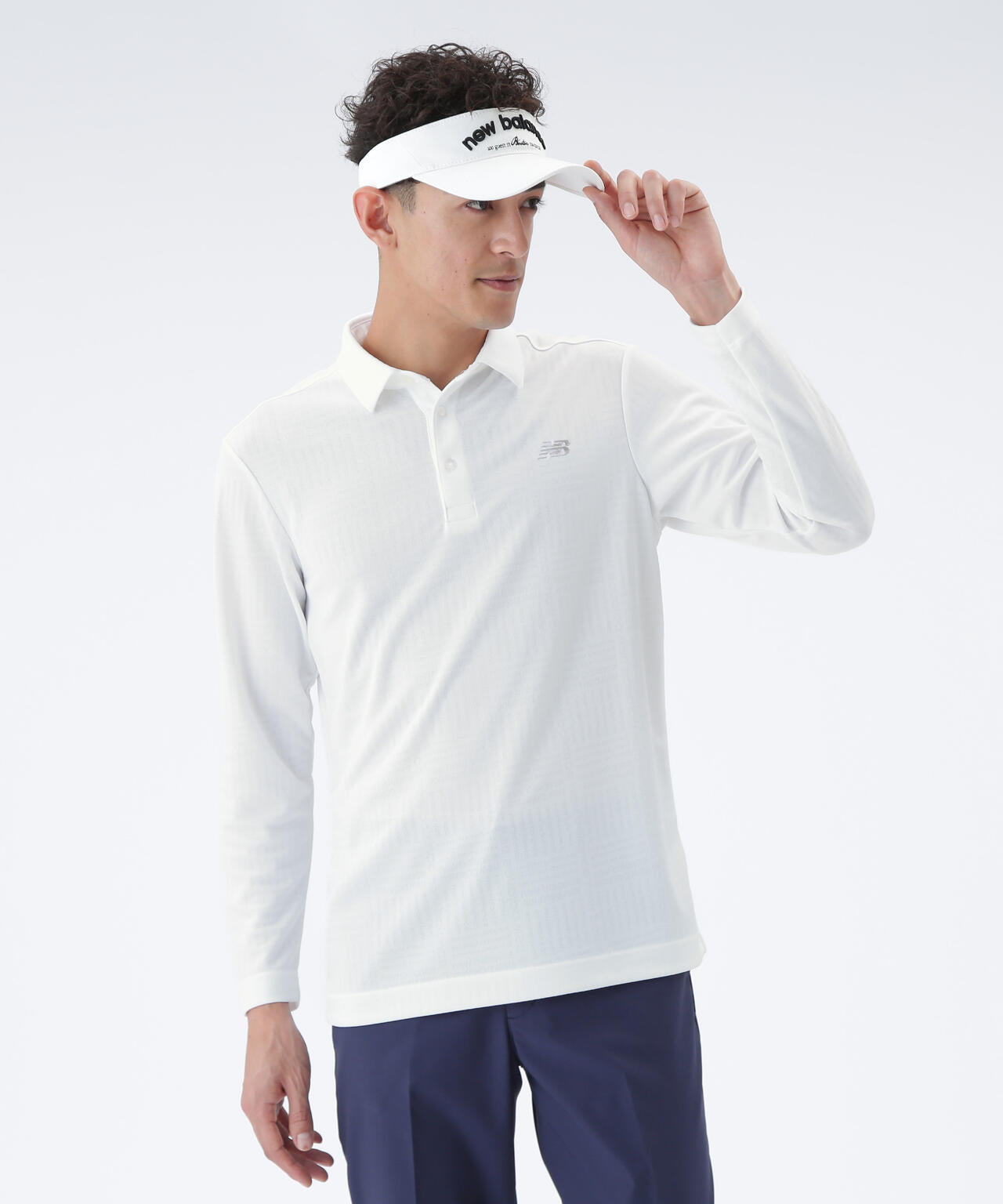 ロゴグレンチェック柄 ストレッチ 長袖 カラーシャツ (MENS) | new