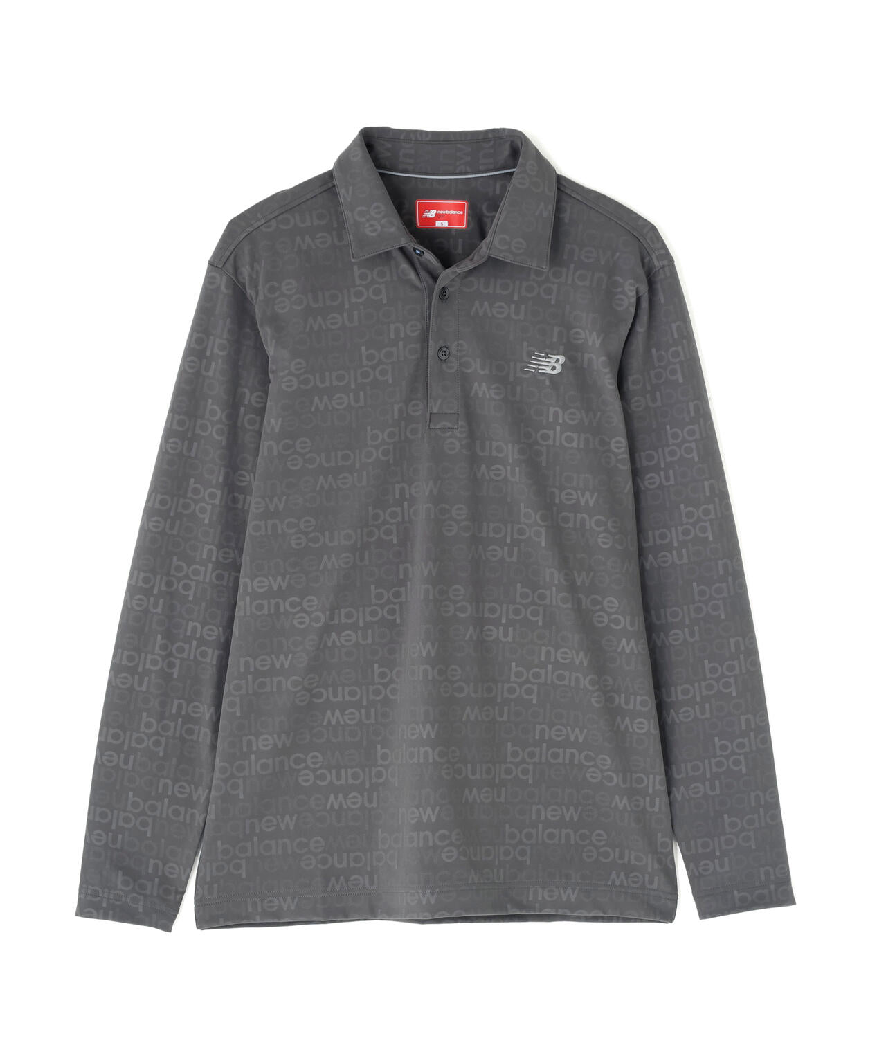 【美品】NEW BALANCE GOLF ゼブラボーダー柄 半袖ポロシャツ L 36Gパネルジャガード半袖ポロシャツ ＜ウェーブロゴボーダー柄