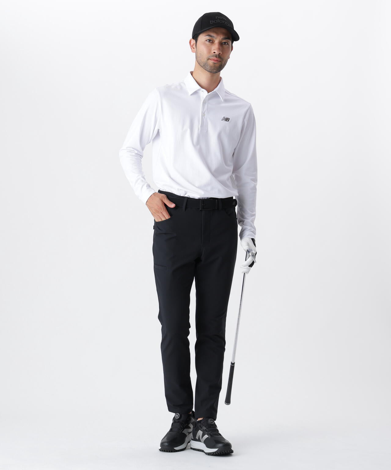 【New Balance Golf】スムース裏ドビーボーダー 長袖ポロシャツ・L 楽天市場】ニューバランス ゴルフウェア ポロシャツ 長袖 メンズ