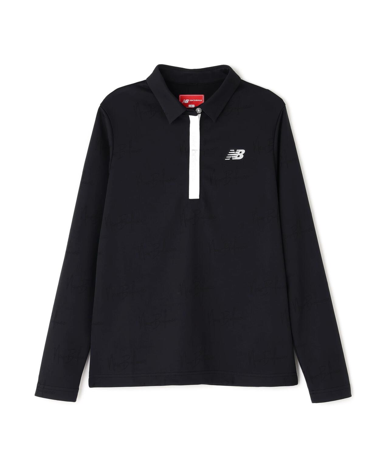 シグネチャーモノグラム柄 長袖 カラーシャツ (WOMENS)