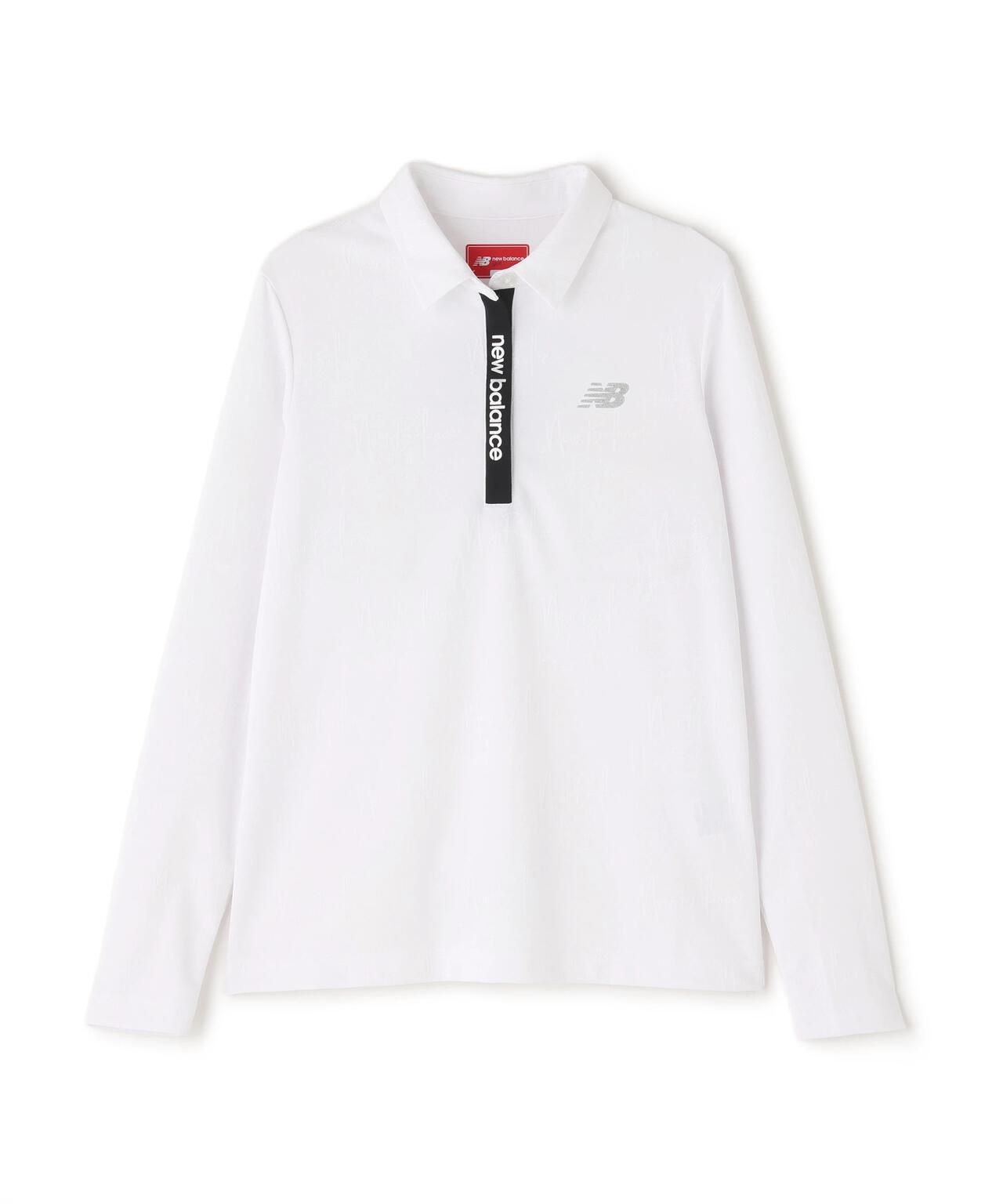 シグネチャーモノグラム柄 長袖 カラーシャツ (WOMENS)