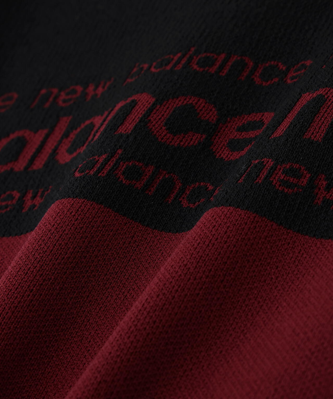 ロゴライン 軽量 ハーフジップ スタンド ニット プルオーバー (MENS)