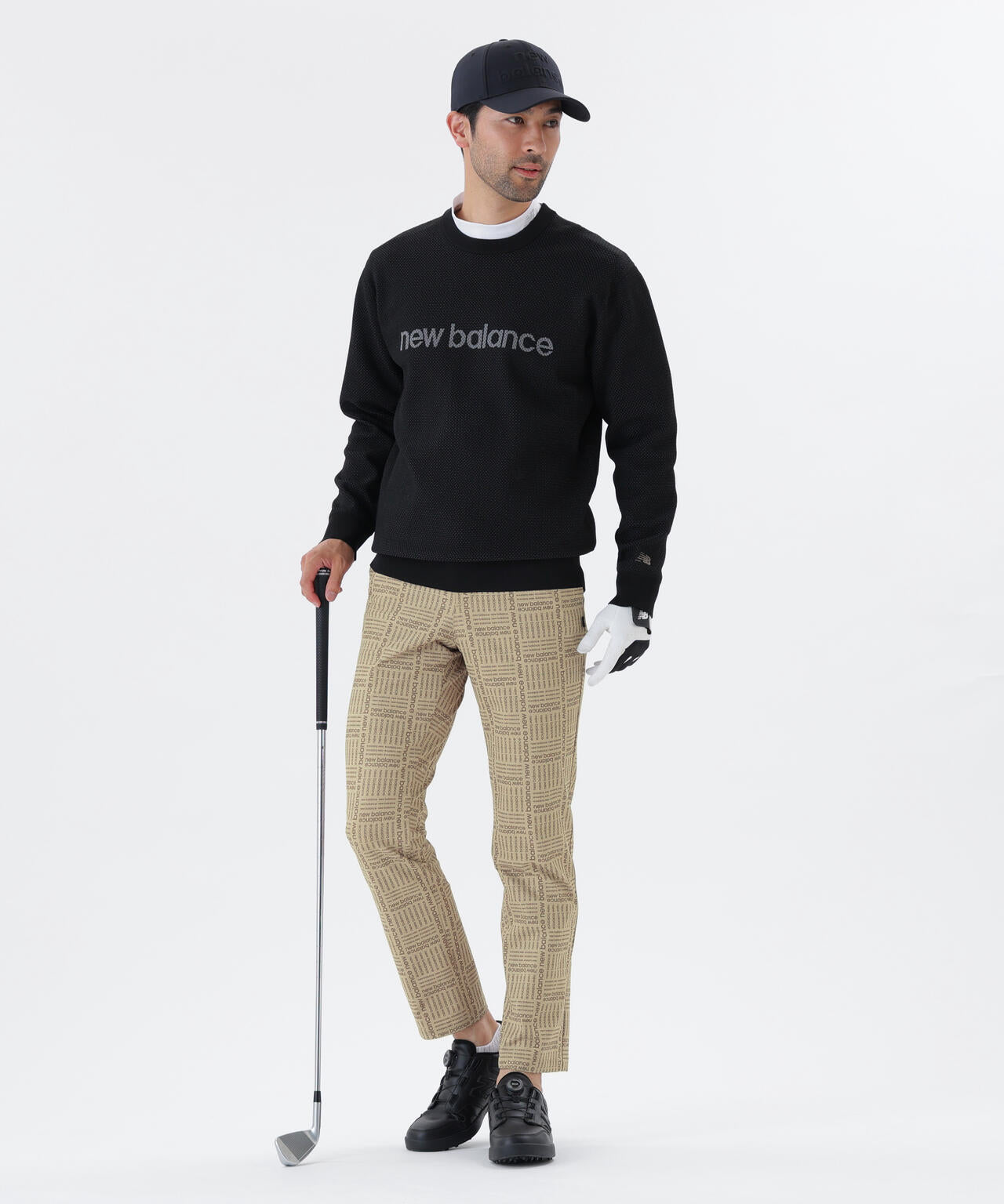 メッシュ クルーネック ニット プルオーバー (MENS)