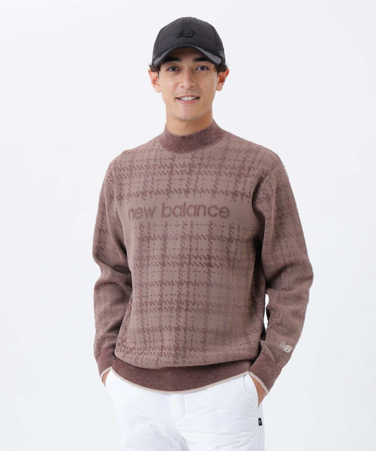 MOCK NECK KNIT PULLOVER | new balance golf
