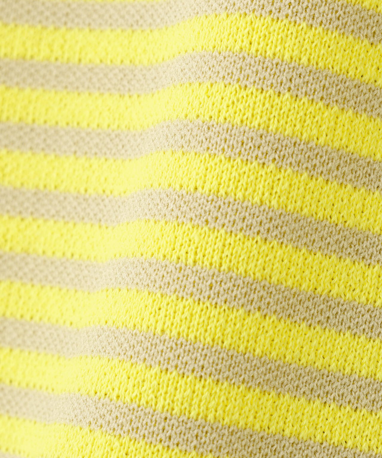 ロゴ×ボーダー ハーフジップ スタンドネック ニット プルオーバー (WOMENS)