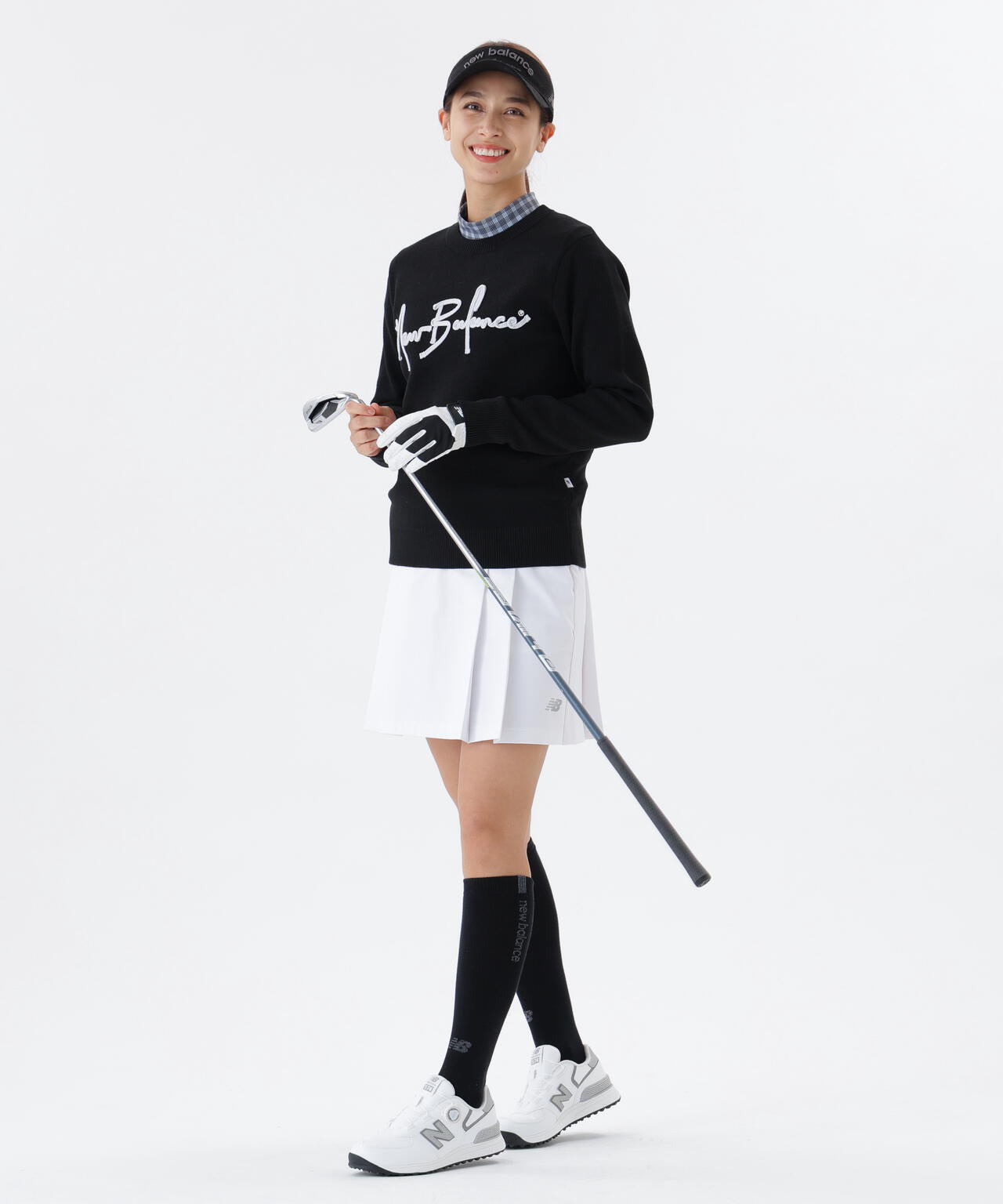 クルーネック ニット プルオーバー (WOMENS) | new balance golf