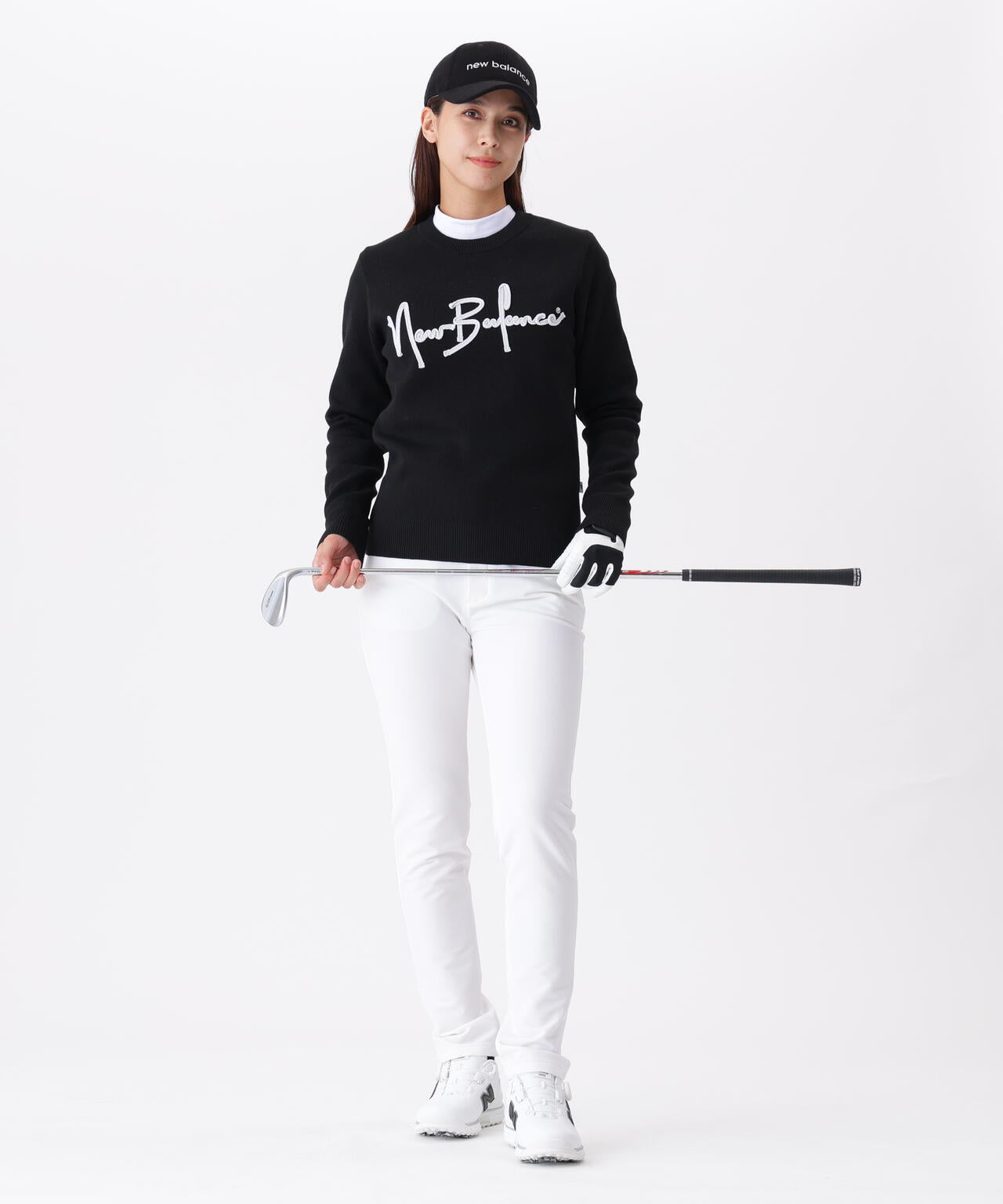 クルーネック ニット プルオーバー (WOMENS) | new balance golf