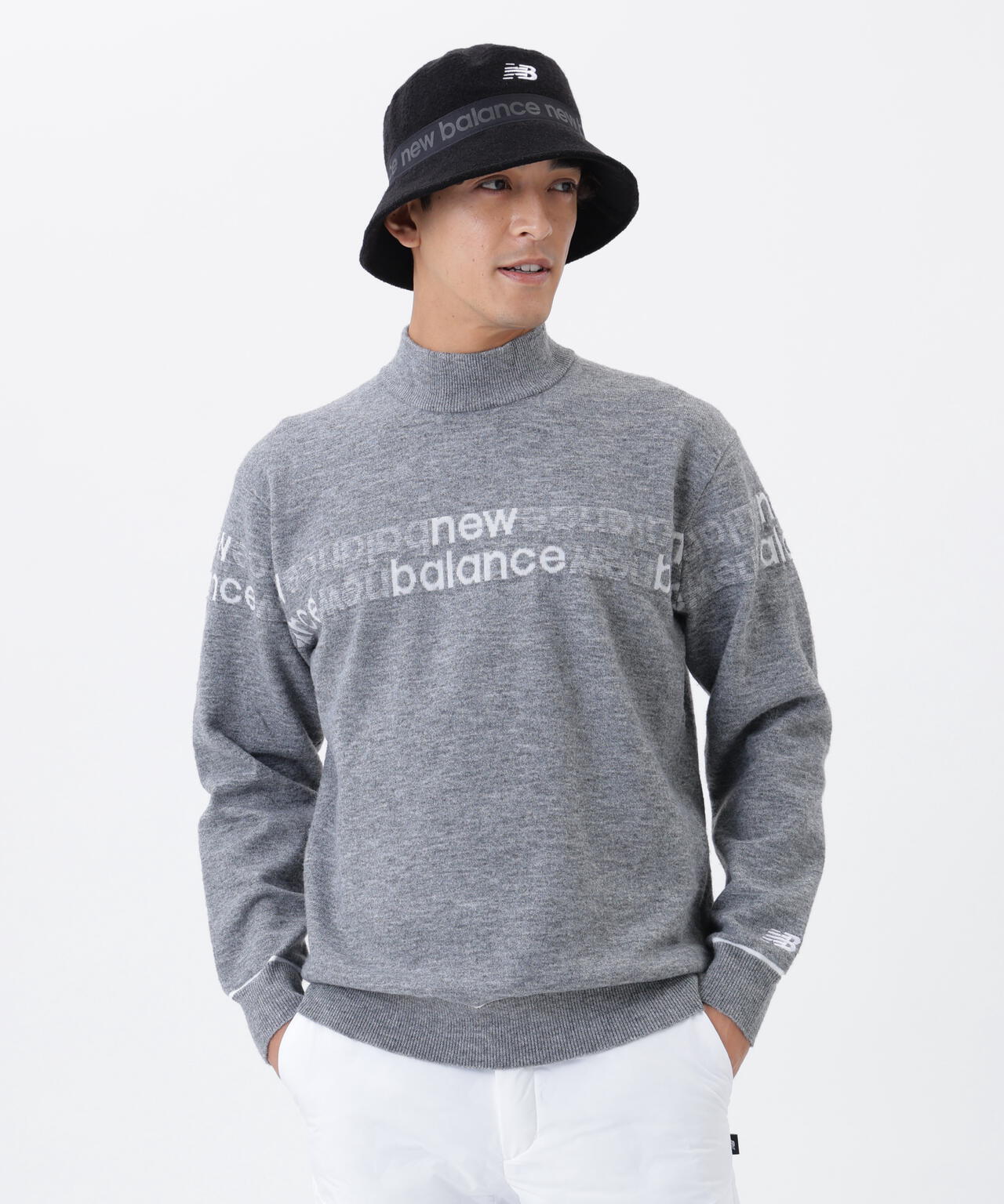 保温 ハイネック ニット プルオーバー (MENS)