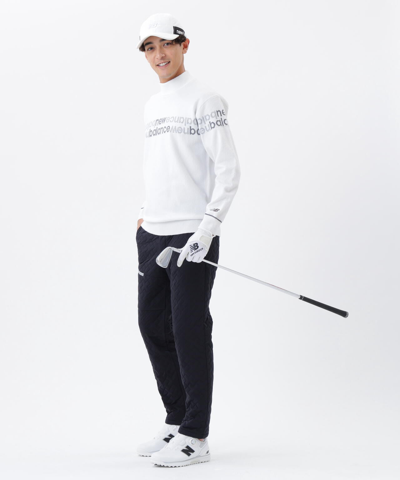 保温 ハイネック ニット プルオーバー (MENS) | new balance golf
