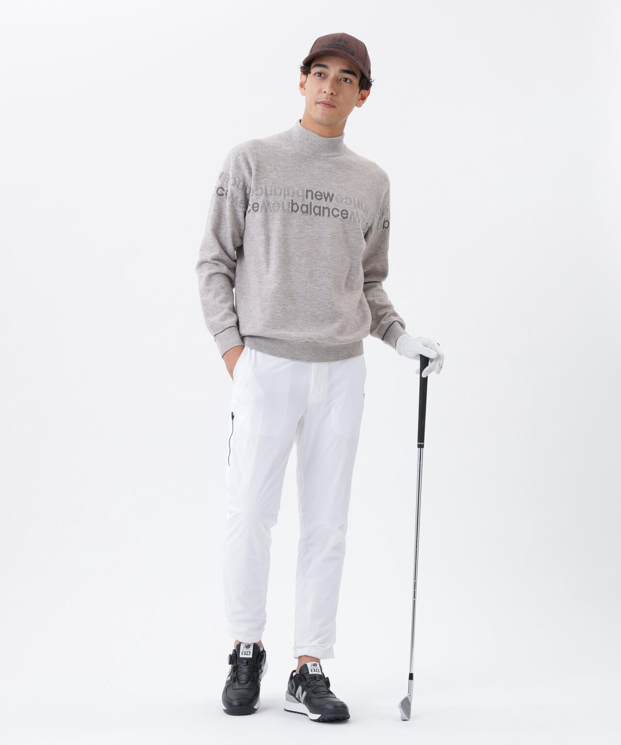 保温 ハイネック ニット プルオーバー (MENS) | new balance golf