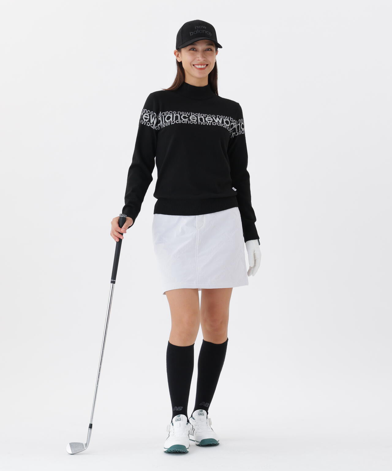 保温 ハイネック ニット プルオーバー (WOMENS) | new balance golf