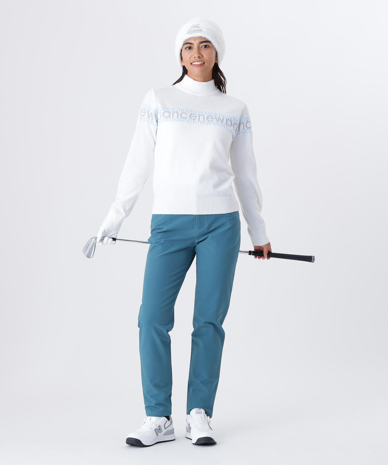 New Balance Golf ニューバランスゴルフ　ハイネック　ニット　1 保温 ハイネック ニット プルオーバー (WOMENS) | new balance golf