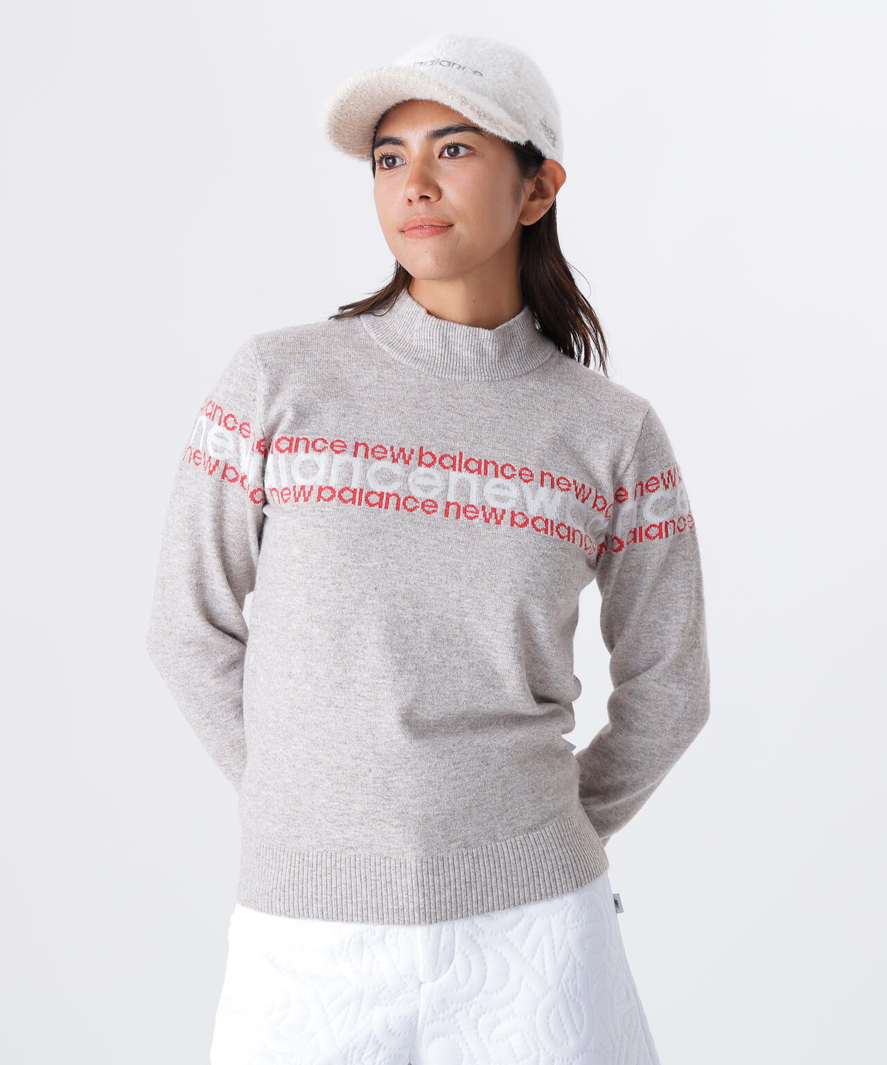 保温 ハイネック ニット プルオーバー (WOMENS) | new balance golf