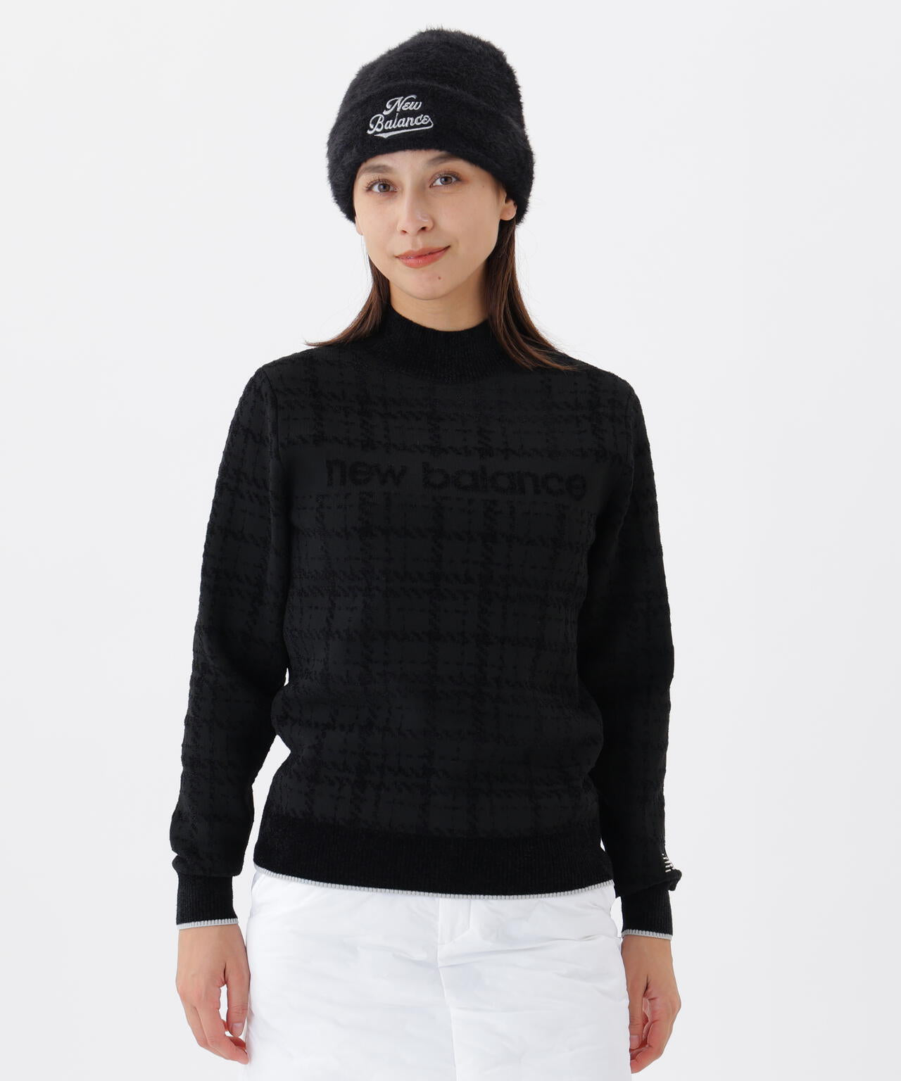 HIGH NECK KNIT PULLOVER | new balance golf