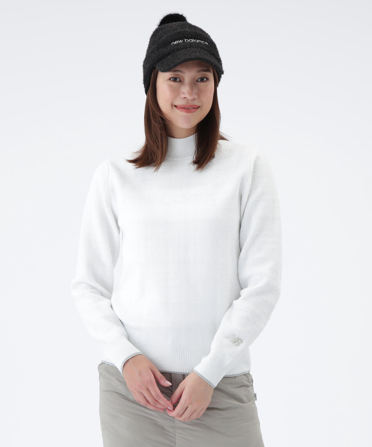 HIGH NECK KNIT PULLOVER | new balance golf