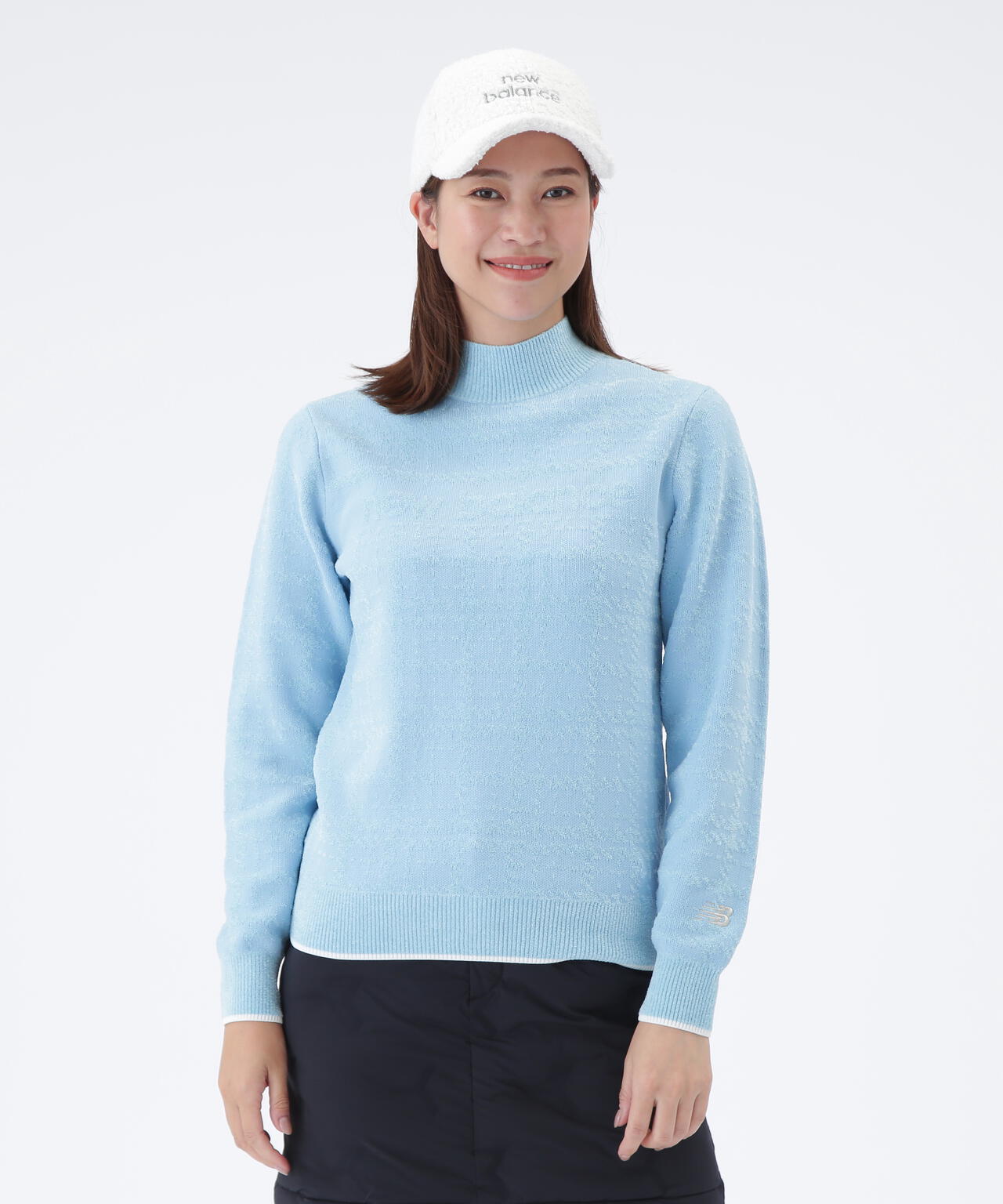 HIGH NECK KNIT PULLOVER | new balance golf