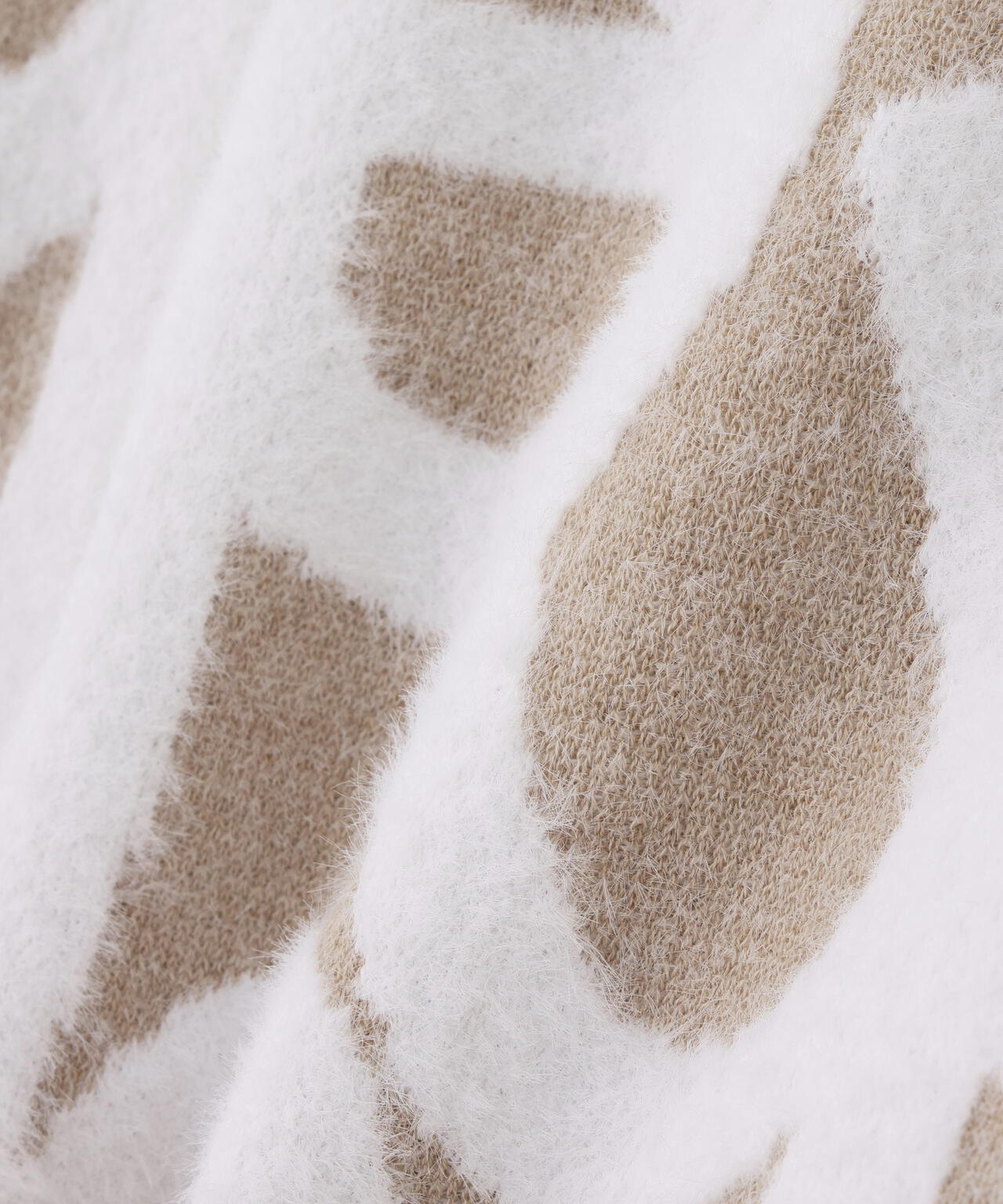 フローティングロゴ ハイネック ニット プルオーバー (WOMENS)