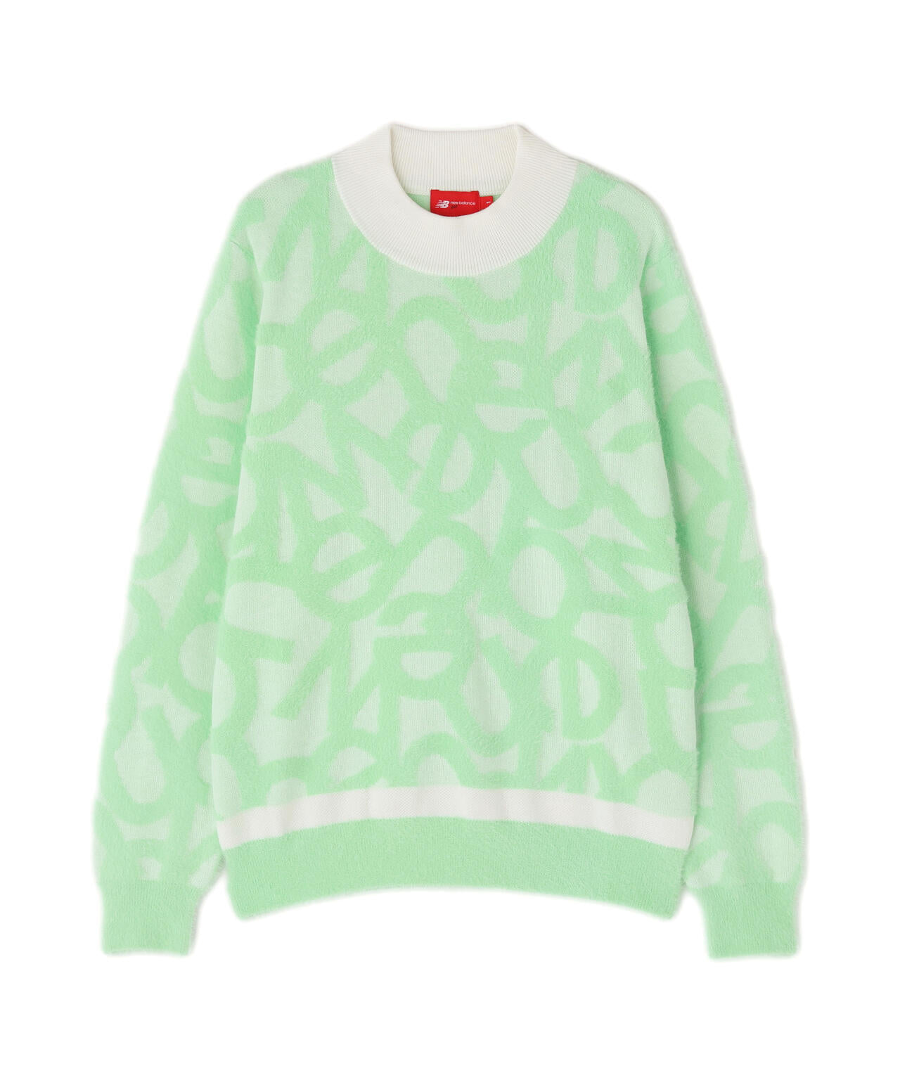 フローティングロゴ ハイネック ニット プルオーバー (WOMENS) | new