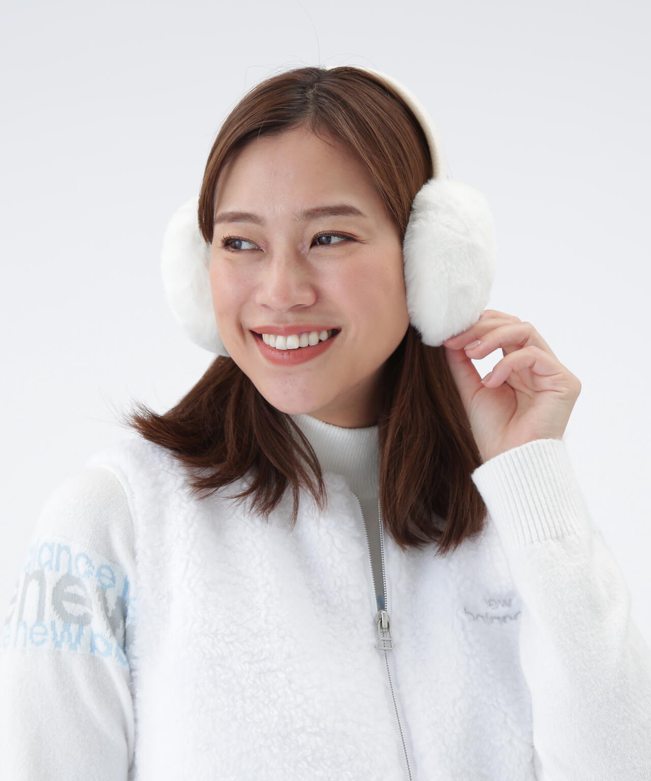 OZWEAR CONNECTIONファー イヤーマフ 合皮×エコファーイヤーマフ | axes femme -outlet- | axes femme