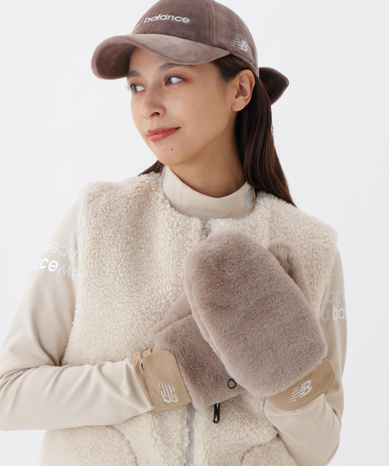 フェイクファー ミトン (WOMENS) | new balance golf（ニューバランス