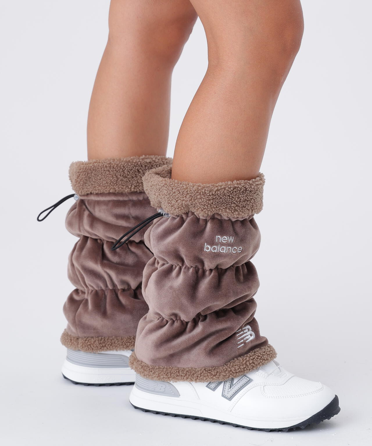 リバーシブル ショート レッグウオーマー (WOMENS)