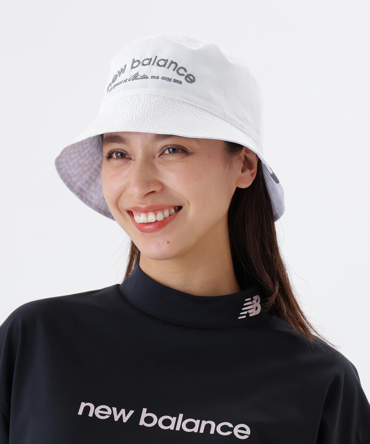 無地×ロゴジオメトリック リバーシブル仕様 バケットハット (UNISEX)