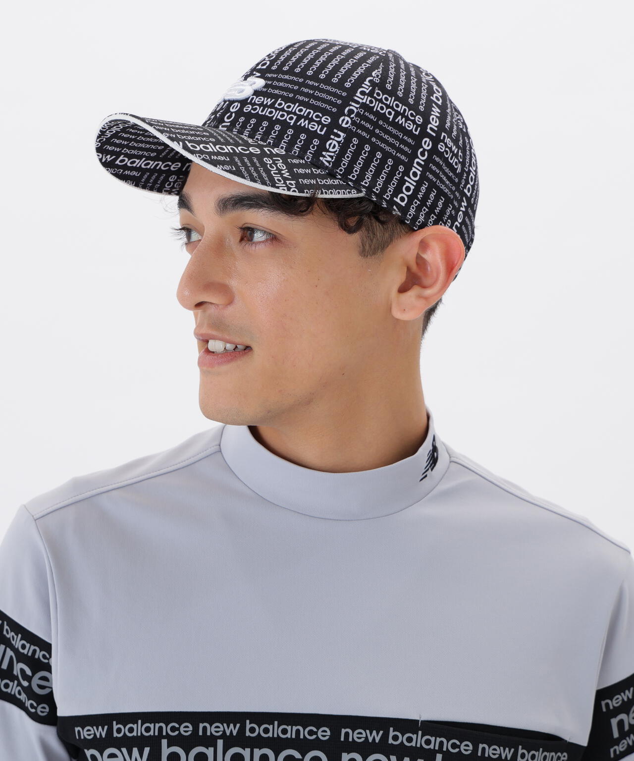 ロゴグレンチェック柄 6パネルキャップ (UNISEX)