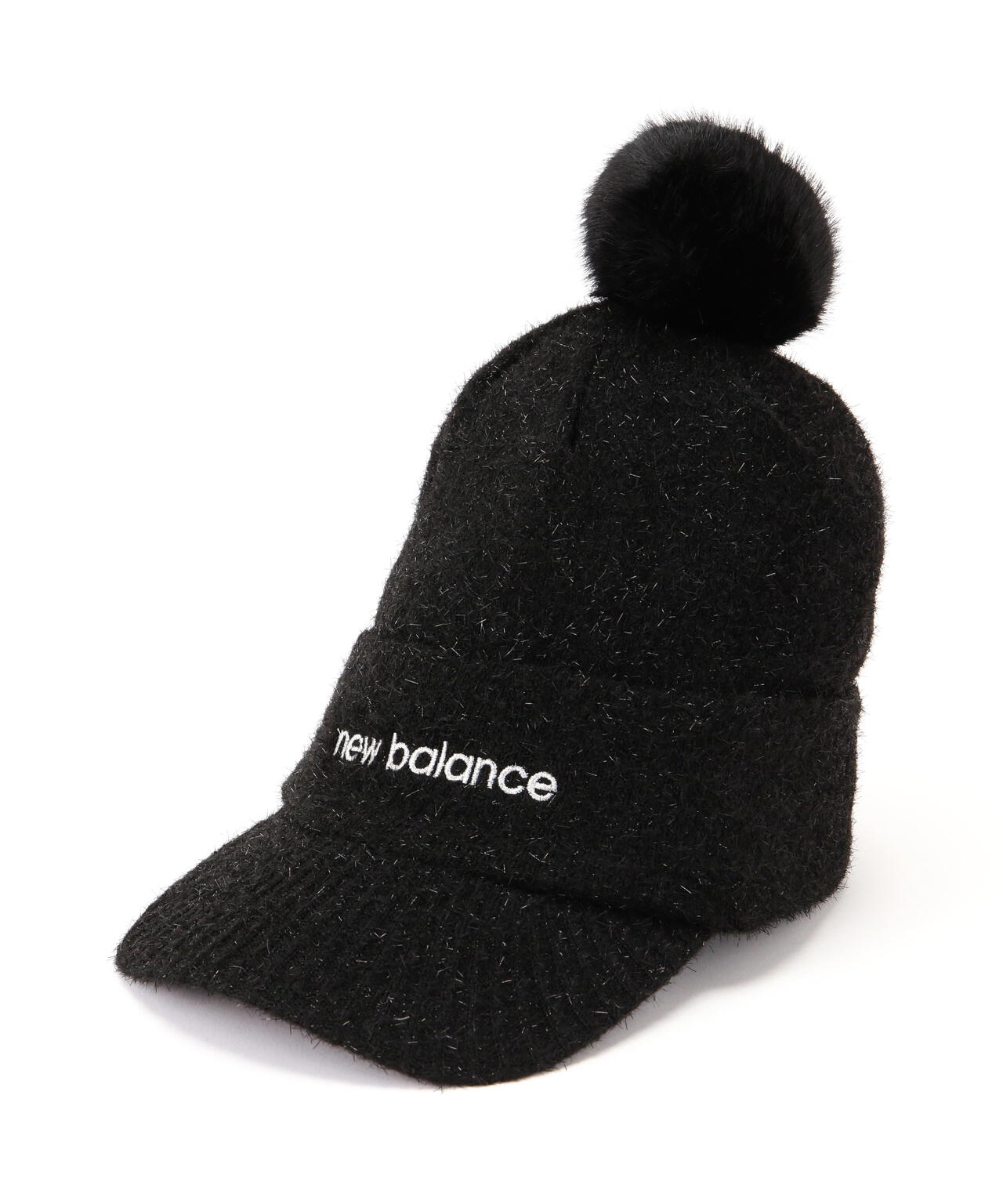 ボンボン ラメ ブリムビーニー (WOMENS)