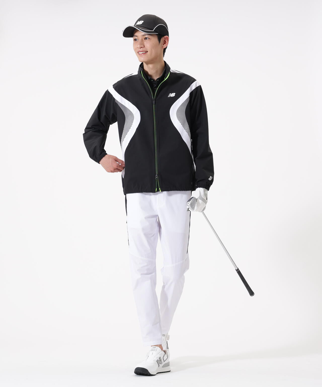ストレッチ 撥水 UV フルジップ ブルゾン (MENS) | new balance golf