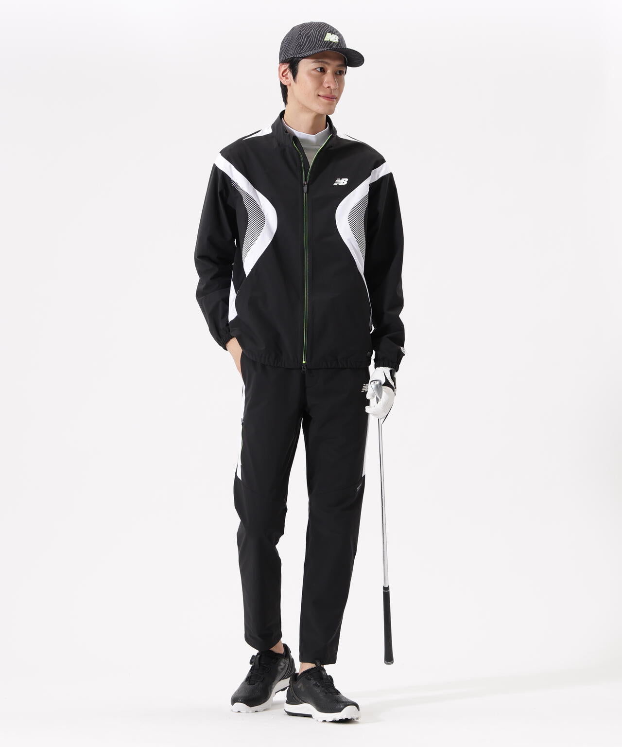 ストレッチ 撥水 UV フルジップ ブルゾン (MENS) | new balance golf