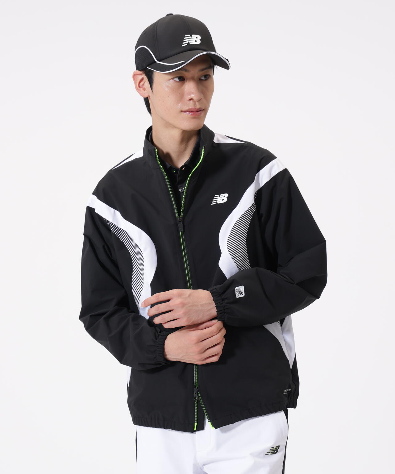 ストレッチ 撥水 UV フルジップ ブルゾン (MENS) | new balance golf