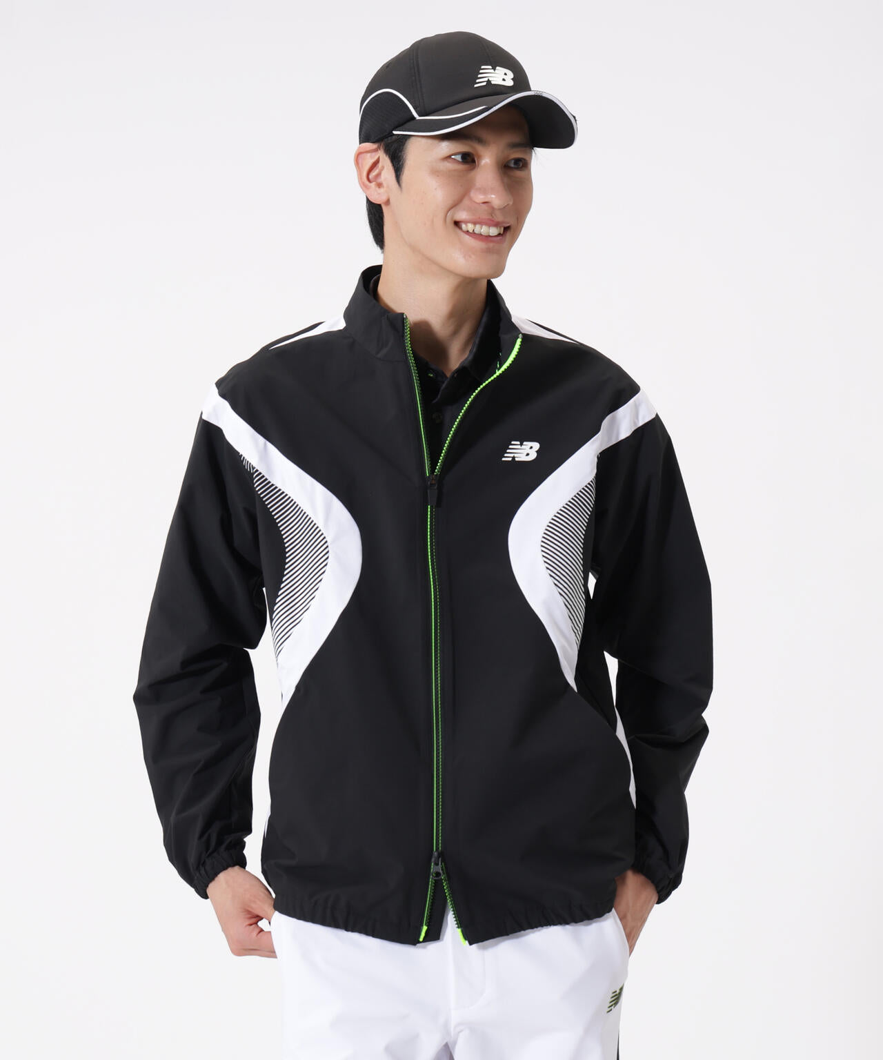 ストレッチ 撥水 UV フルジップ ブルゾン (MENS) | new balance golf