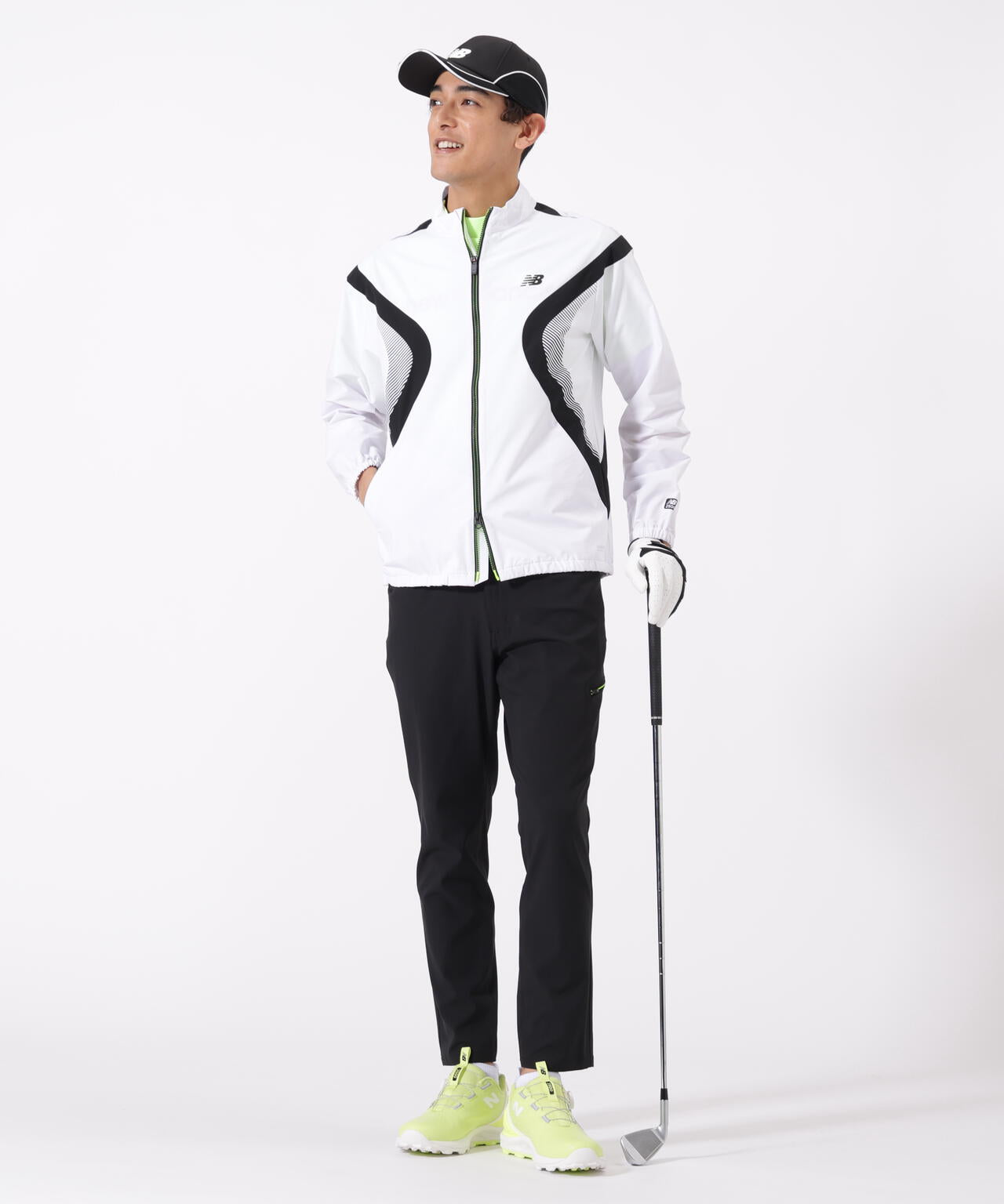 ストレッチ 撥水 UV フルジップ ブルゾン (MENS) | new balance golf
