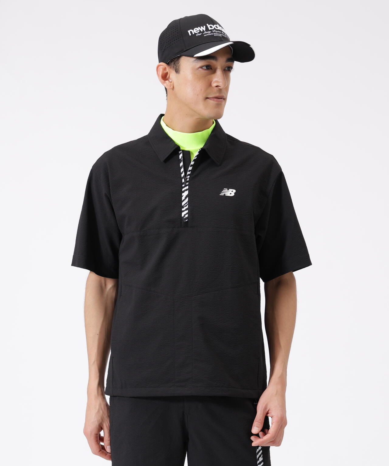 直営店舗限定カラー有】ハーフジップ シャツアウター (MENS) | new