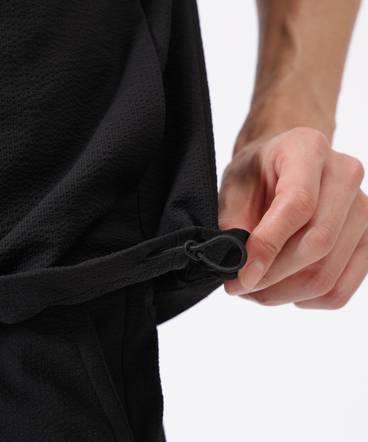 ハーフジップ シャツアウター (MENS)