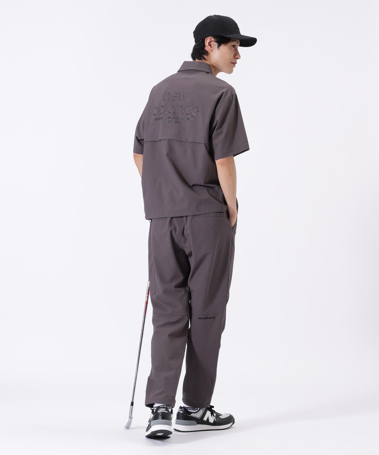 ハーフジップ シャツアウター (MENS)